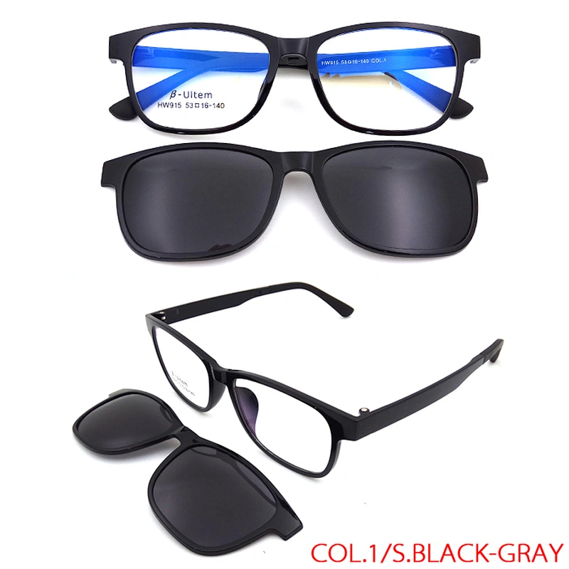 high quality ready stock optical glasses polarized clip on eyeglasses wholesale