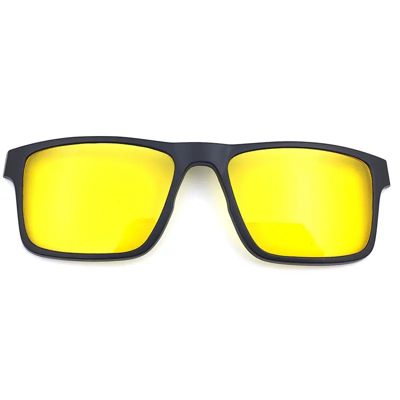 new arrived good model clip on sunglasses glasses with TAC lens magnet eyewear