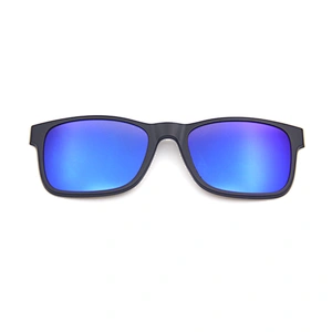 5 pcs set 5 in 1 detachable polarized sunglasses clips on mirrored Lens Reading Glasses with magnetic bridge