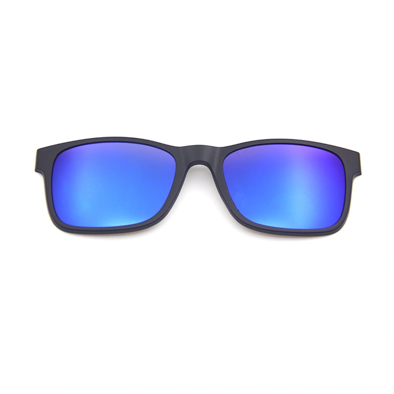 5 pcs set 5 in 1 detachable polarized sunglasses clips on mirrored Lens Reading Glasses with magnetic bridge