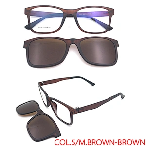 Glasses Executive Optical Titanium Frame Woman Aluminium  Clip On Sunglasses