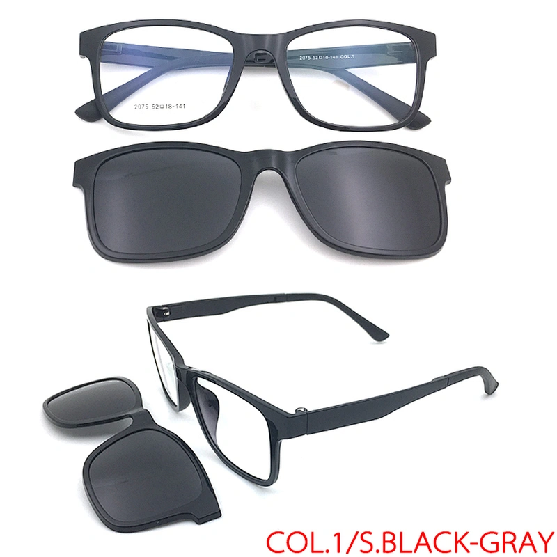Glasses Executive Optical Titanium Frame Woman Aluminium  Clip On Sunglasses