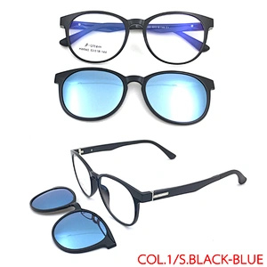 new model spring ultem clip on sunglasses with tac lens optical frame