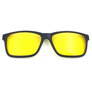 new arrived mirrored Night Vision Sunglasses clip on glasses wholesale