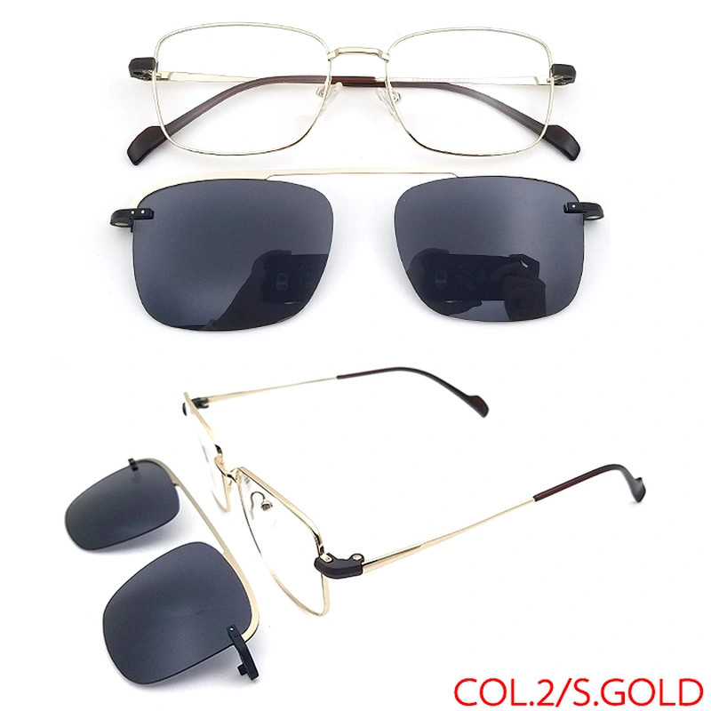 high quality ready stock metal optical magnetic clip on eyewear frame