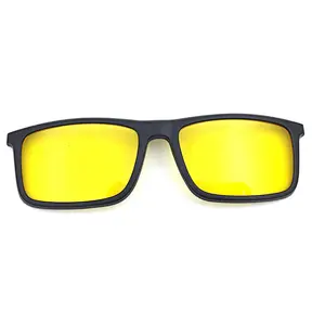 Night Vision Driving Infrared Optic Hunting Anti Glare 5 In 1 Clip On Glasses