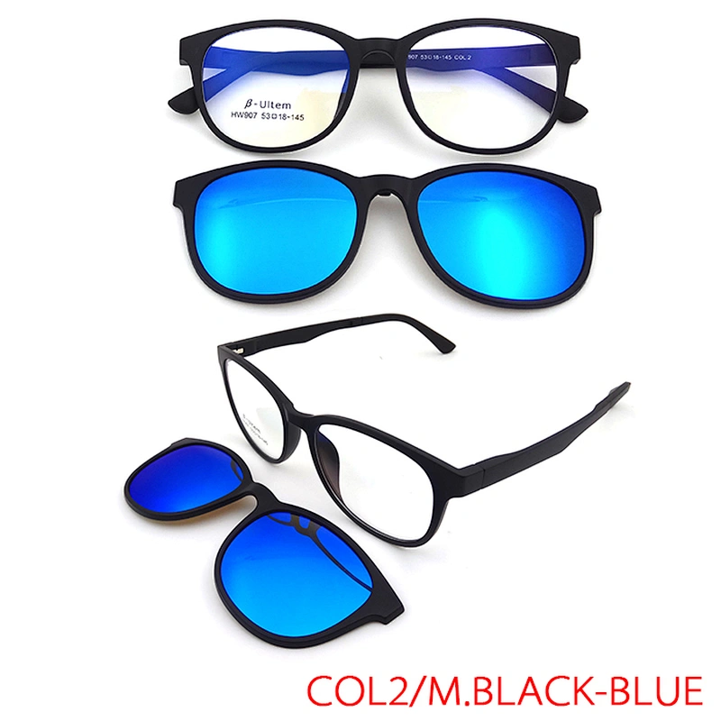 high quality amazom aliexpress ebay eyewear ultem clip on glasses with polarized
