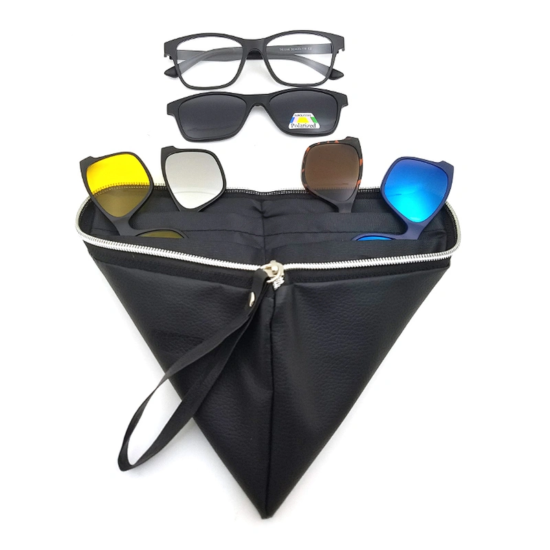 5 in 1 Ready Stock tr90 Men Women Polarized Clip On Sunglasses