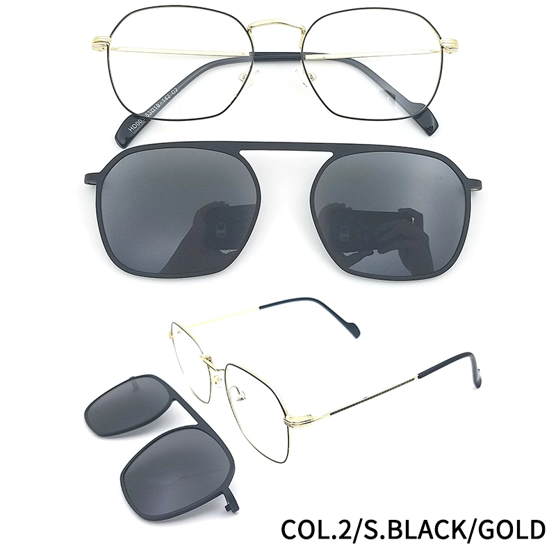 high quality customer logo optical eyeglasses matel magnetic eyewear stock