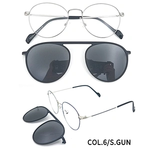high quality hot selling new design optical eyewear frame clip on glasses