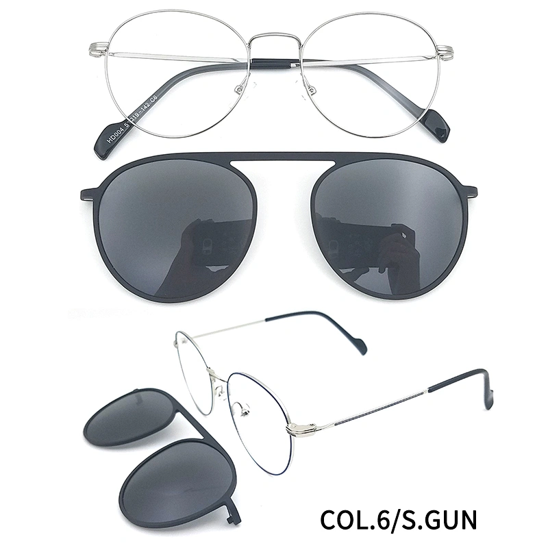 high quality hot selling new design optical eyewear frame clip on glasses