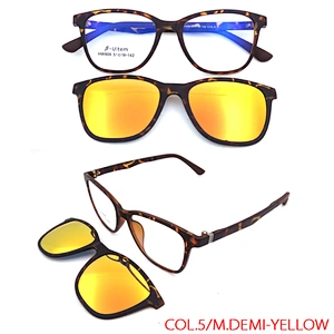 High Quality hot sale magnetic optical ultem Spectacle Frame clip on sunglasses