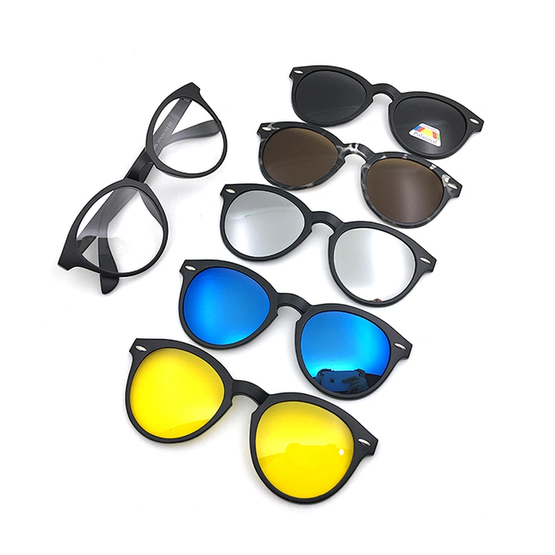new arrived hot sale clip on glasses with TAC lens ready stock clip-on eyewear