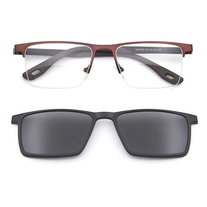 hot sale customer logo new arrived ready metal magnetic optical frame