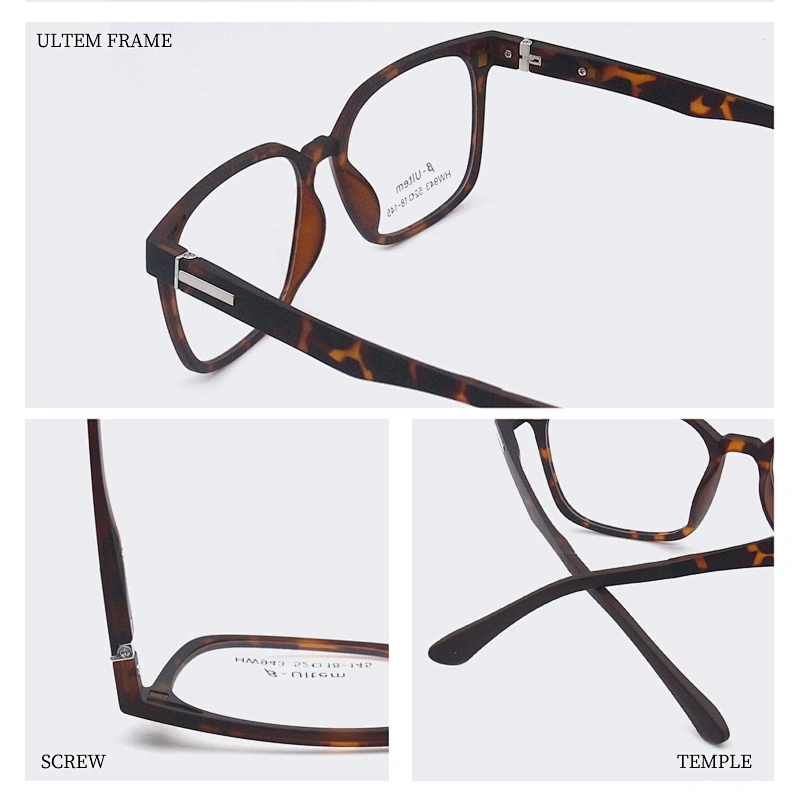high quality hot sale utlem optical spring clip on eyeglasses wholesale