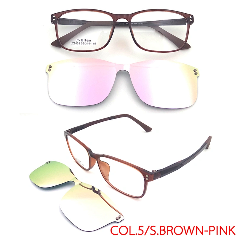 high quality good model magnet clip on optical frame