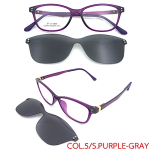 new arrived good model clip on frame eye glasses ready frames wholesale