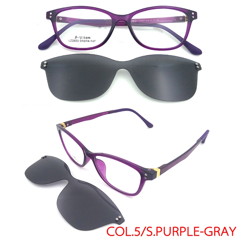 new arrived good model clip on frame eye glasses ready frames wholesale