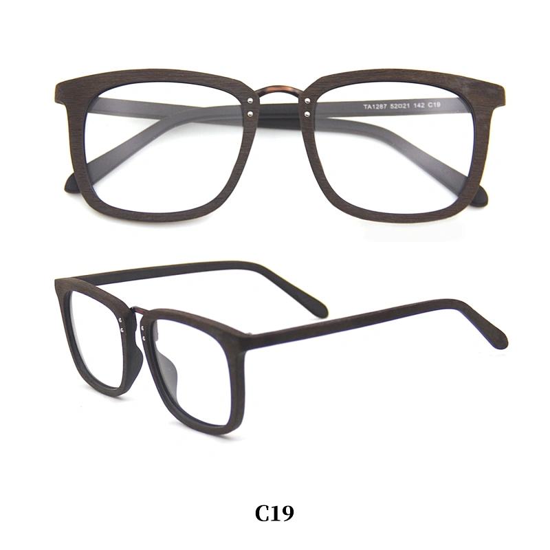 Sun glasses manufacture hand polished wood acetate sunglasses 2019 bran