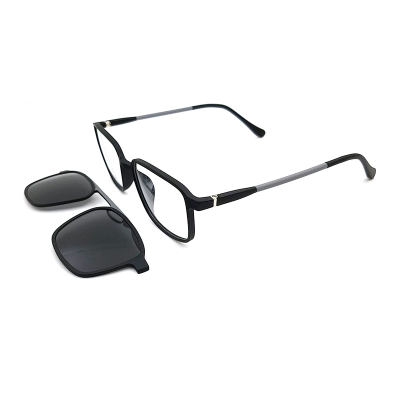 hot selling new fashion model customer logo clip on optical frame wholesale