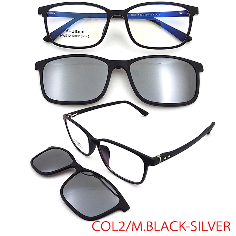 high quality ready stock soft ultem tr90 optical frame clip on sunglasses