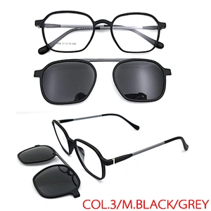 hot selling new design TR90 magnetic clips optical eyewear glasses