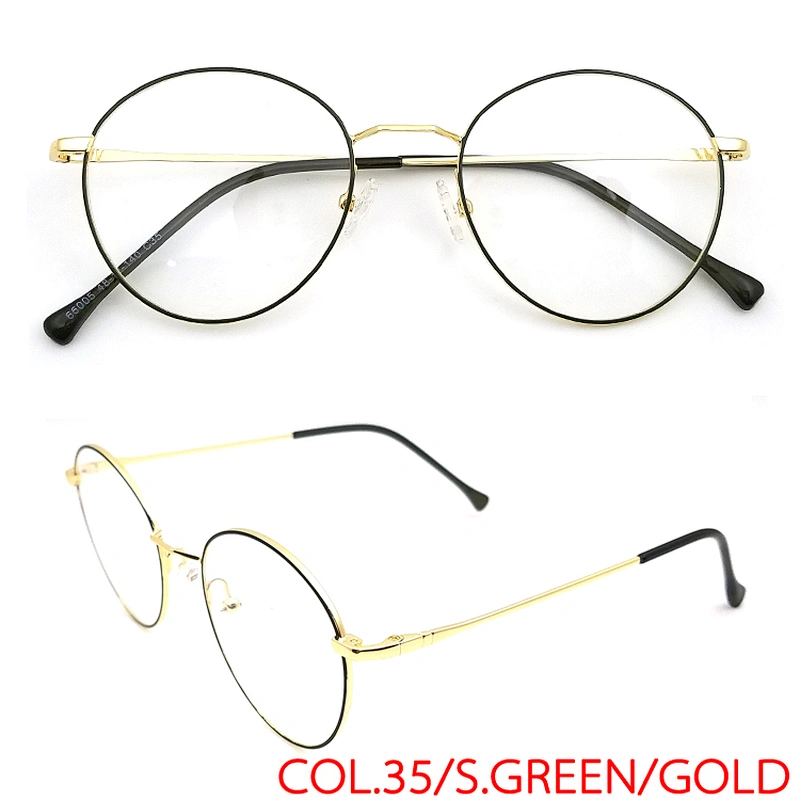 Bluelight Blocking Vintage metal Optical Eye Glasses Eyewear Frame Eyeglasses