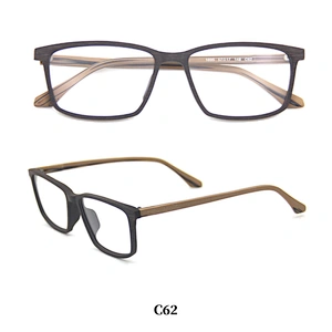 hot sale Colorful plastic optical fashion wooden design acetate eyeglasses