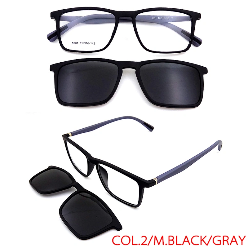 hot sale new design TR90 ultem metal clip on glasses optical frames for amazon