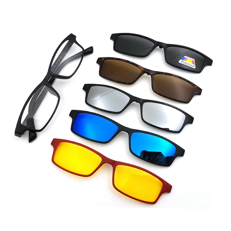 2019 new sunglasses arrived hot sale clip on eyewear with TAC magnet lens