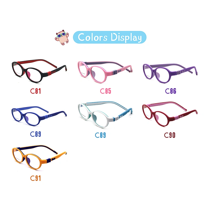 new fashion design boy frame high quality girl Silica gel kids optical  eyeglasses
