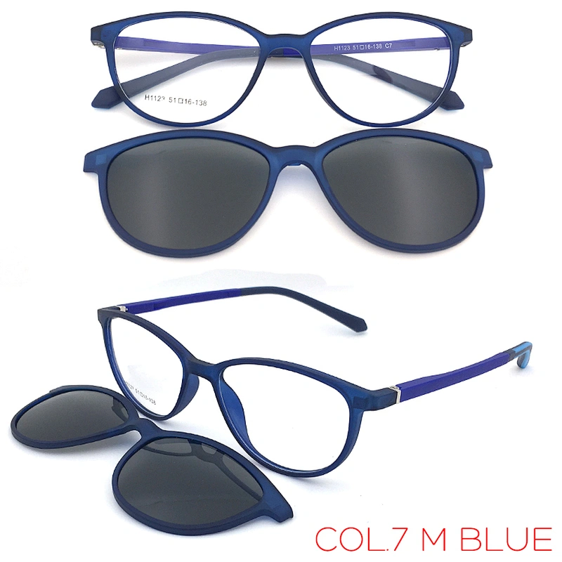 soft tr90 plastic fashion design new arrived magnetic clip on optical frames