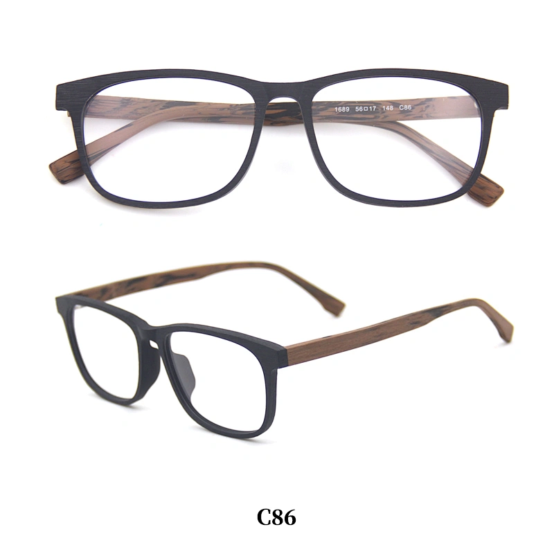 HJ Vintage Wood Grain Acetate Optical Comfort Readers Reading Glasses