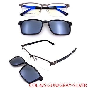 new model hot sale mens women magnet clip on eyewear frames glasses