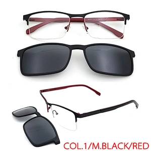 high quality hot sale ready stock metal optical Clip On Glasses