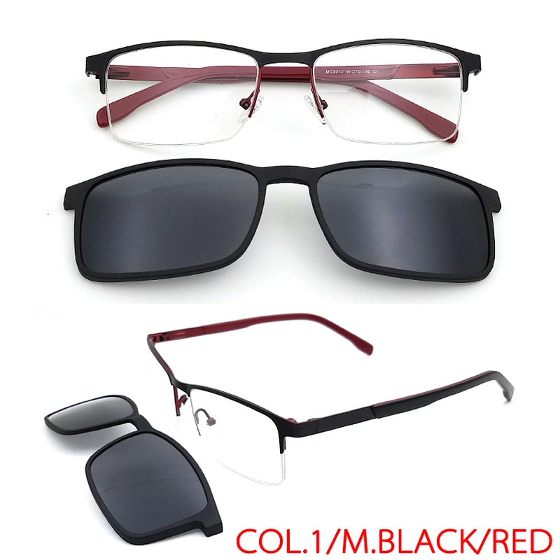 high quality hot sale ready stock metal optical Clip On Glasses