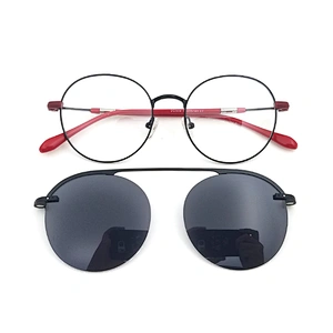 Clip-on Frame Uv400 Polarized Spring Light Nose Metal Clip On Glasses