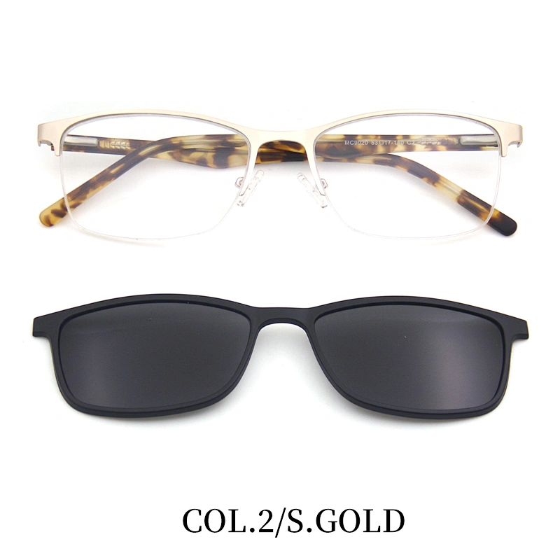 new model tr90 cover eyewear optical frame metal clip on glasses ready