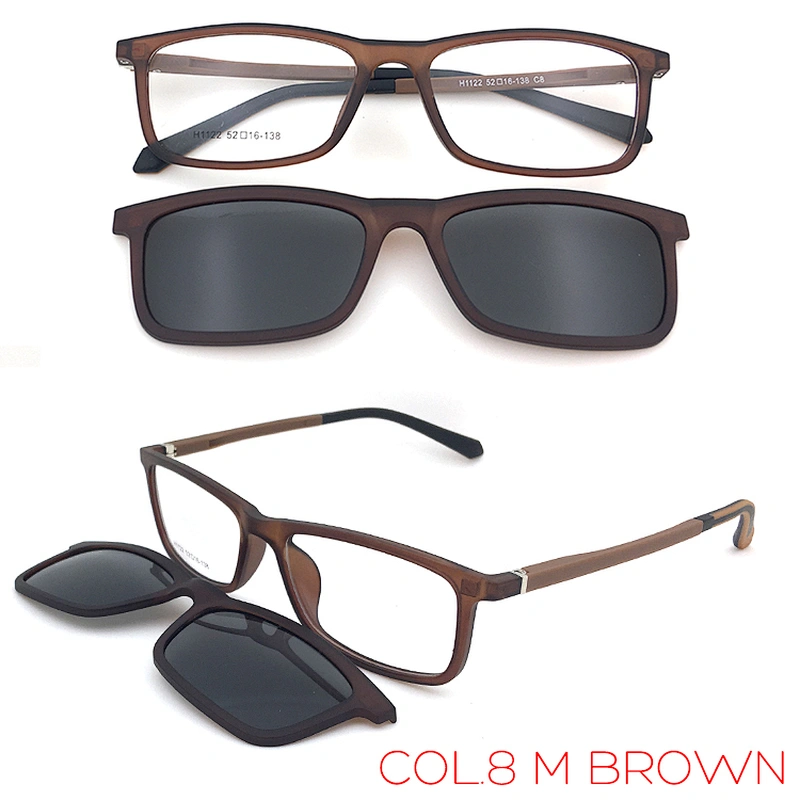 2019 new italy design tr90 magnetic clip on  eyewear sunglasses