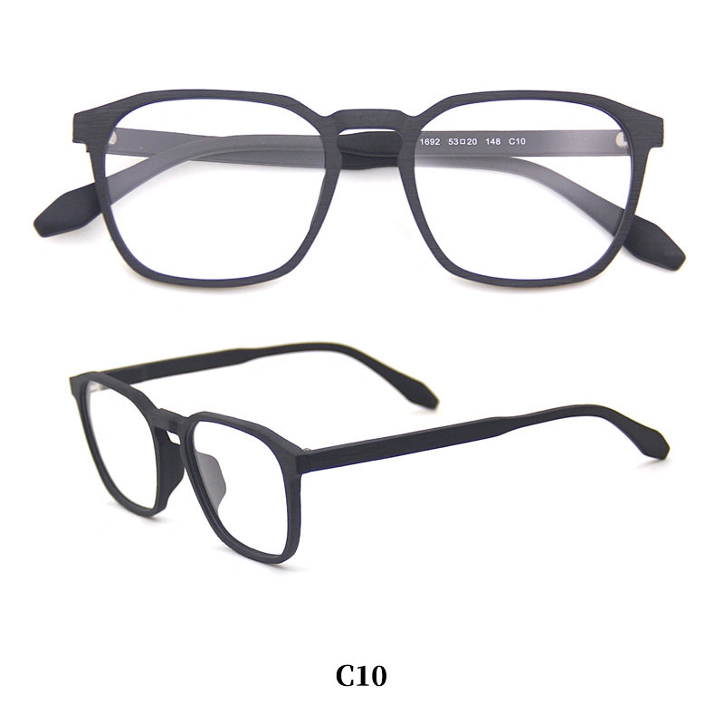 fashion design China Wholesale Wood Grain Acetate Eyeglasses stock
