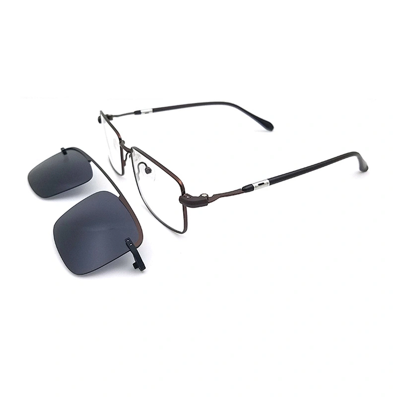 hot selling new italy design optical metal clip on eyeglasses ready stock