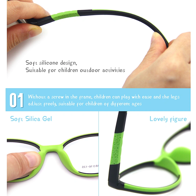 Baby Children's Fashion Soft Sport Silicone memory Glasses eyeglasses frame