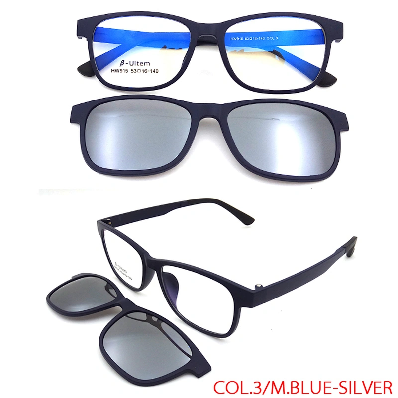 high quality customer logo clip on sunglasses for driver night vision