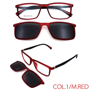 good quality tac polarized lens tr90 magnetic optical clip on sunglasses