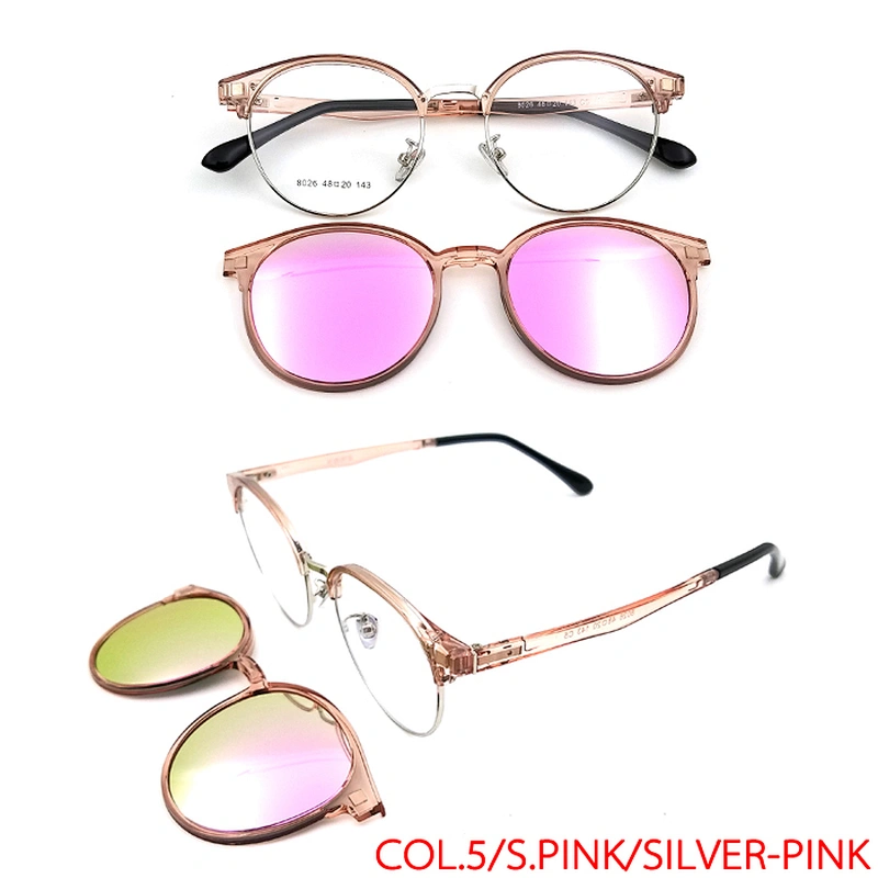 hot sale new design ultem clip on glasses with TAC lens sunglasses