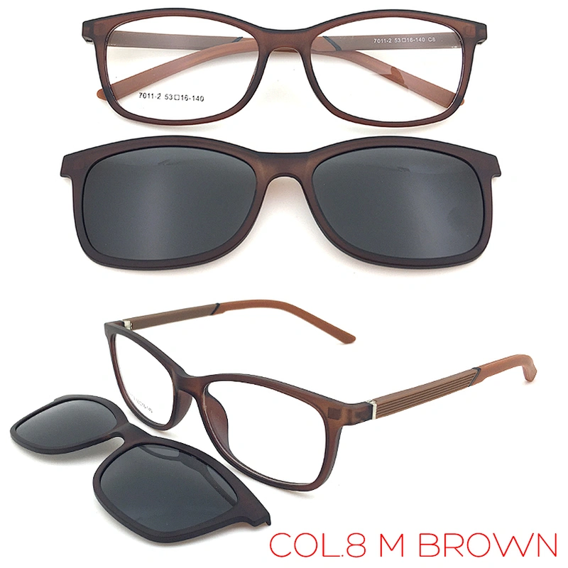 new design good model ready wholesale korean tr90 clip on glasses frames