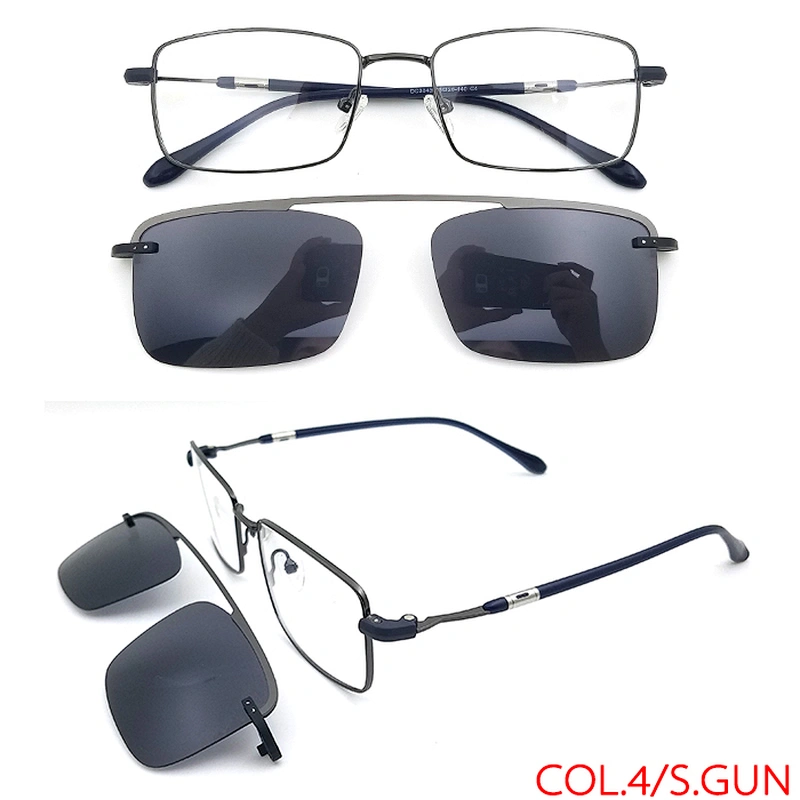hot selling new italy design optical metal clip on eyeglasses ready stock