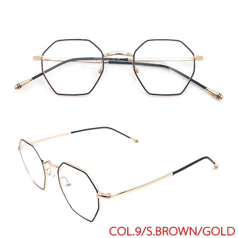 small face size Eye Vintage metal Optical Eyewear Frame Glasses wholesale