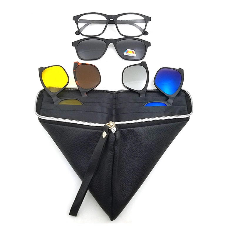 hot sale light tr90 customer logo clip on optical frame ready stock