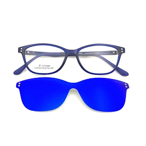 new arrived good model clip on frame eye glasses ready frames wholesale